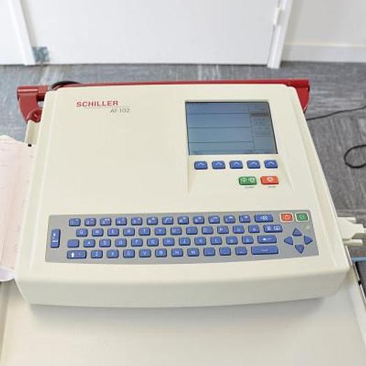 Used SCHILLER CARDIOVIT AT-102 HIGH-PERFORMANCE MULTIFUNCTIONAL ECG