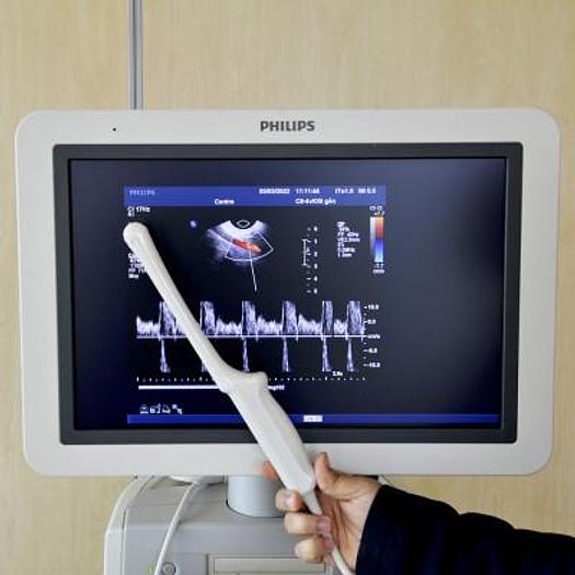 Used PHILIPS IU22 ULTRASOUND SCANNER (RADIO+CARDIO+GYNECO)