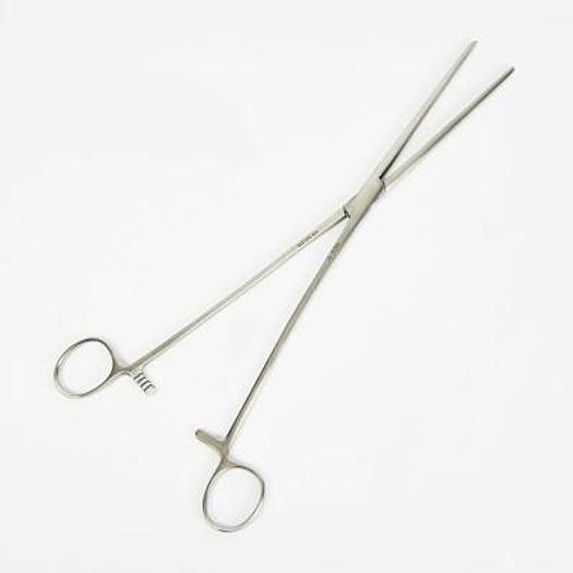 Used STRAIGHT KOCHER PLIERS S/G 30CM