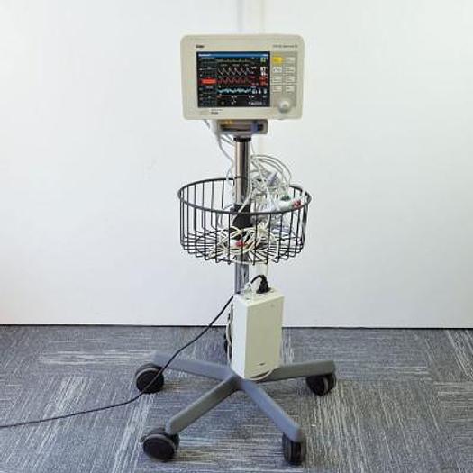 Used DRAGER INFINITY GAMMA XL PORTABLE MULTIPARAMETER MONITOR ON STAND