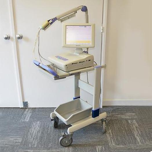 Used CARDIOFAX V 12-CHANNEL/15-CHANNEL DIGITAL RESTING AND EXERCISE ELECTROCARDIOGRAM WITH LARGE 12" DISPLAY SCREEN