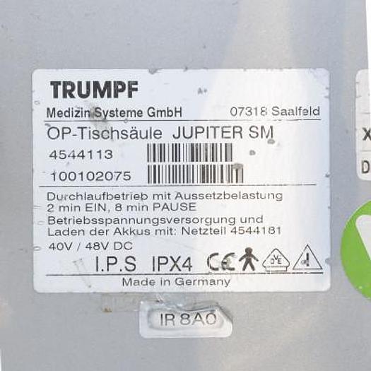 Used TRUMPF SATURN ELECTRIC MULTIDISCIPLINARY OPERATING TABLE