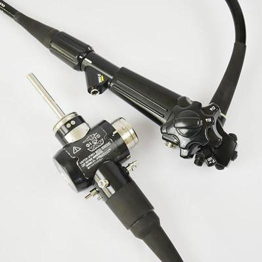 Used OLYMPUS DIGESTIVE ENDOSCOPY COLUMN WITH VIDEO COLONOSCOPE AND OLYMPUS GASTROSCOPE