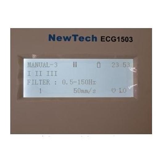 Used NEWTECH 1503 AV INTERPRETATION 3-CHANNEL ELECTROCARDIOGRAPH