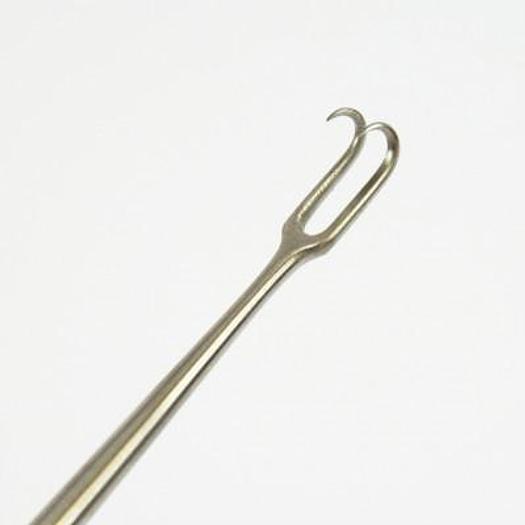 2-TOOTH FOAM TRACHEAL RETRACTOR 16CM