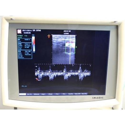 Used ECHOCARDIOGRAPHY KONTRON IMAGIC 5000 COLOR DOPPLER with 4 probes