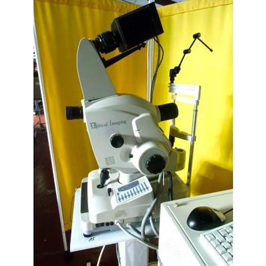 Used TOPCON TRC-50DX DIGITAL RETINAL IMAGING SYSTEM WITH PC AND RFI 3000 SOFTWARE