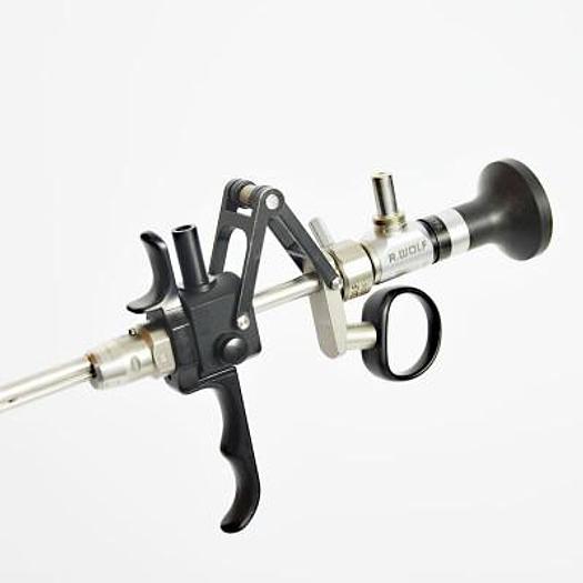 Used WOLF PANOVIEW 4 MM 5° OPTICAL RESECTOSCOPE SETS 8650.431 - WOLF RESECTION WORK ELEMENT 8654.204