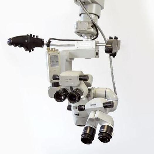 Used ZEISS NAG NC31 NEUROSURGERY MICROSCOPE WITH DOUBLE BINOCULARS