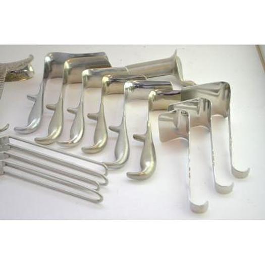 Used PLASTIC BOX WITH VALVE AND SPACER SET