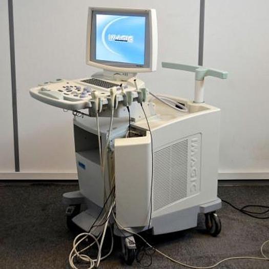 Used ECHOCARDIOGRAPHY KONTRON IMAGIC 5000 COLOR DOPPLER with 4 probes
