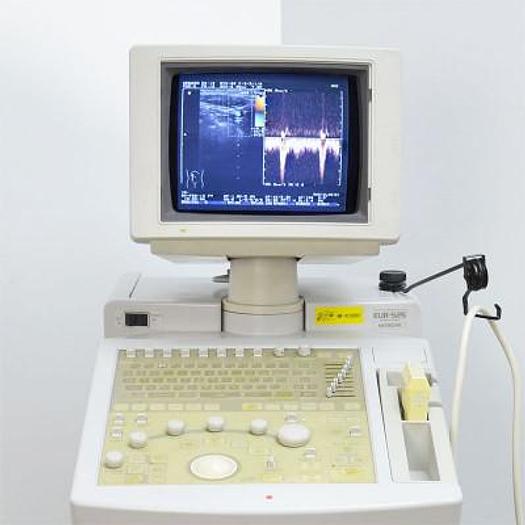 Used HITACHI EUB 525 ULTRASOUND SCANNER WITH 1 LINEAR PROBE