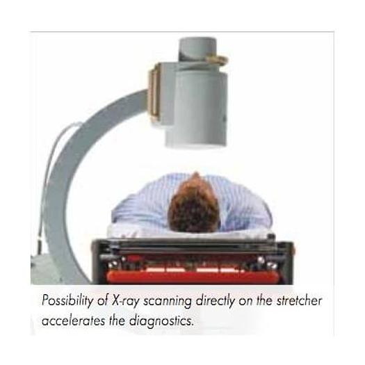 Used LINET SPRINT EMERGENCY STRETCHER TROLLEY