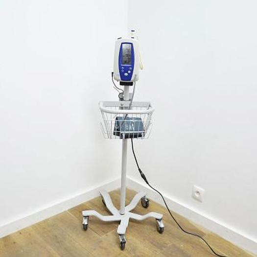 Used WELCH ALLYN SPOT MULTIPARAMETER MONITOR ON STAND