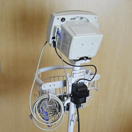 Used WELCH ALLYN VITAL SIGN MONITOR VSN 53N00 (Cuff pressure, SPO2) ON TROLLEY