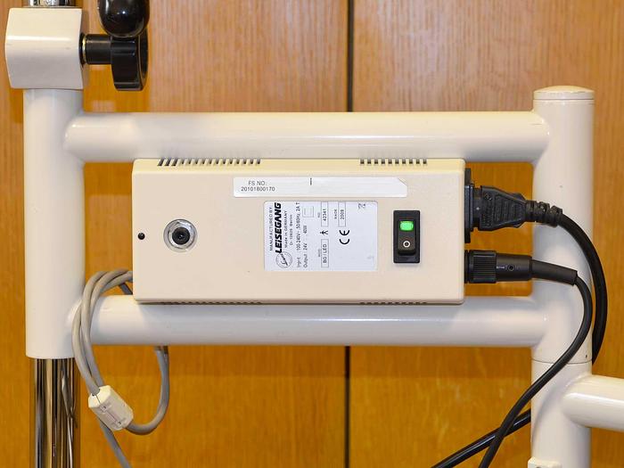 Used LEISEGANG BG/LED COLPOSCOPE ON STAND. UP TO 30 X MAGNIFICATION