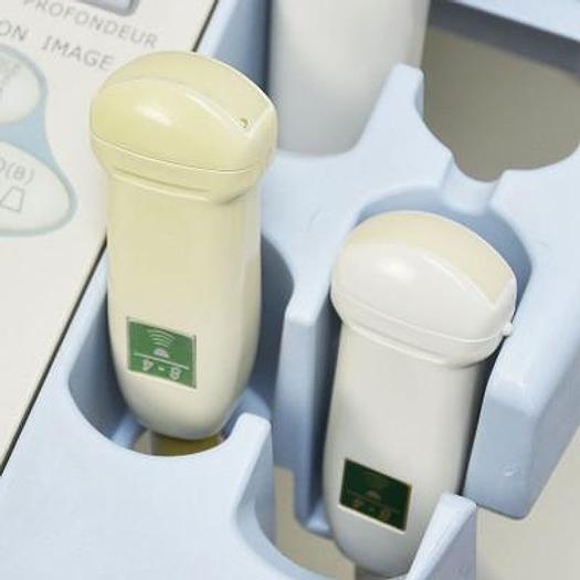 Used HITACHI PLATFORM ELITE DIGITAL COLOR DOPPLER ULTRASOUND WITH 3 PROBES