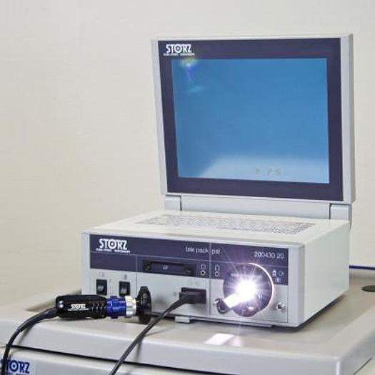 Used KARL STORZ PORTABLE AND COMPACT TELEPACK MODEL ENDOSCOPY UNIT