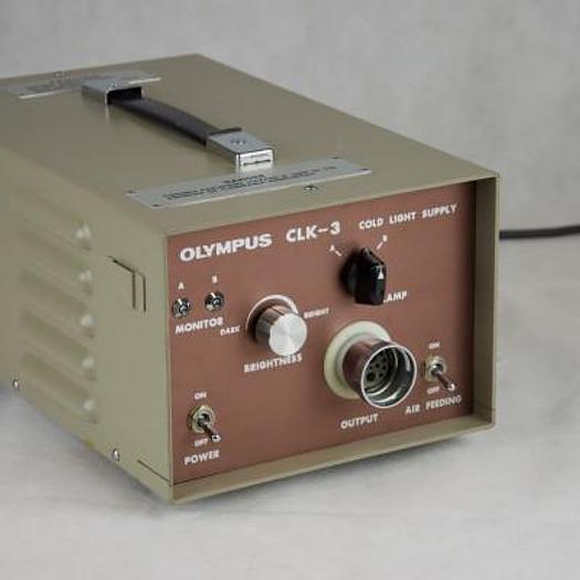 Used OLYMPUS HALOGEN CLK-3E COLD LIGHT SOURCE FOR OLYMPUS GASTRO/COLOSCOPE