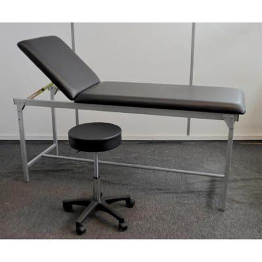 EXAMINATION COUCH AND WHEELED STOOL SET