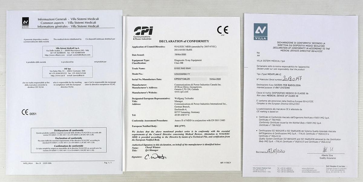 D'occasion SALLE DE RADIOLOGIE NUMERIQUE OS POUMON (DIGITAL BUCKY ROOM) VILLA MOVIPLAN