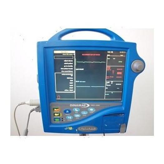 Used CRITIKON PRO 1000 MULTIPARAMETER MONITOR AV CART