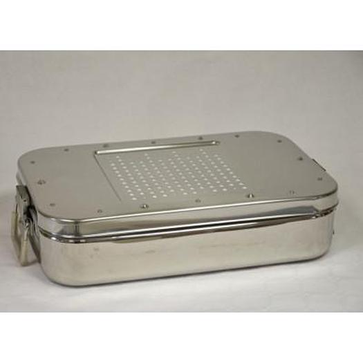 SELF-CLAVING STAINLESS STEEL BOX 1 FILTER 46 x 30 x 11 CM