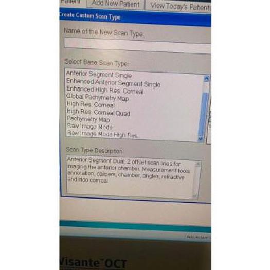 Used OCT ZEISS VISANTE