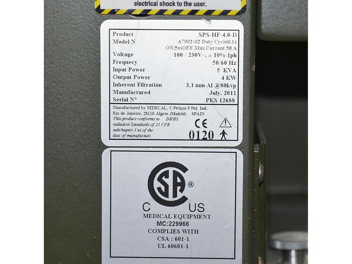 Used DIGITAL MOBILE RADIO SEDECAL SPS-HF-4.0-D (same as Stephanix Movix 4E), DIGITAL, WITH PLANE SENSOR