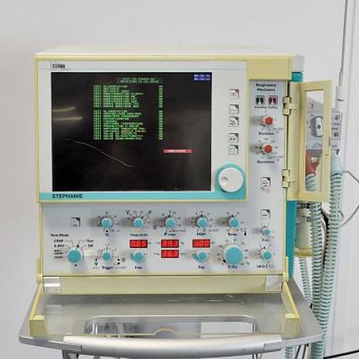 Used NEONATAL RESUSCITATION VENTILATOR STEPHANIE DE STEPHAN
