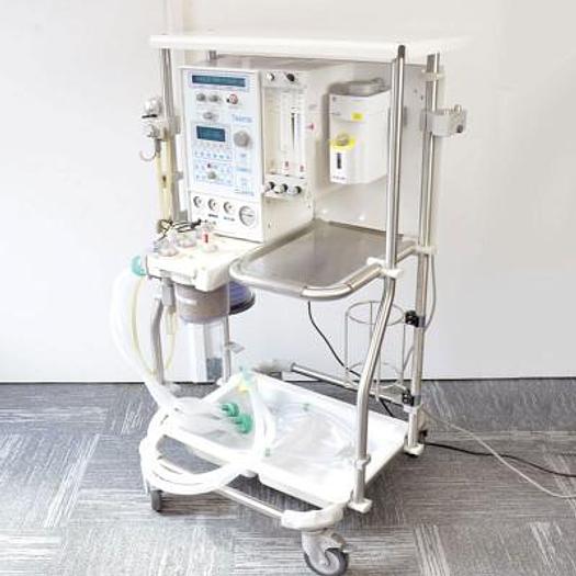 Used TAEMA AIR LIQUIDE ANESTHESIA RESPIRATOR model CLARYS with Sevoflurane tank