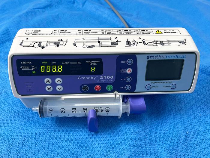 Used GRASEBY 2100 SYRINGE PUSH
