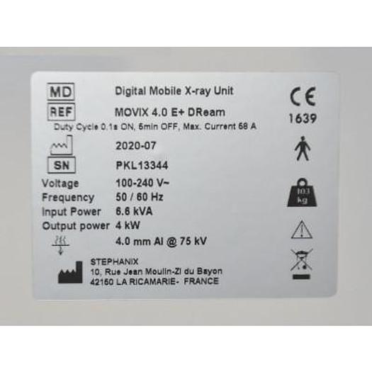 DIGITAL MOBILE RADIO, STEPHANIX (made in France) MOVIX 4E WITH A FLAT PANEL CANON 701C 36X43