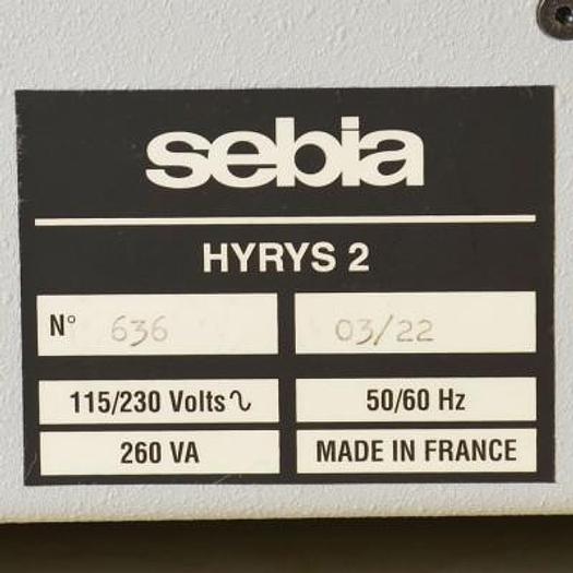Used HYRYS™ 2 ELECTROPHORESIS DENSITOMETER