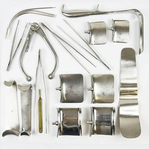 Used C-SECTION TRAY IN AUTOCLAVE BOX