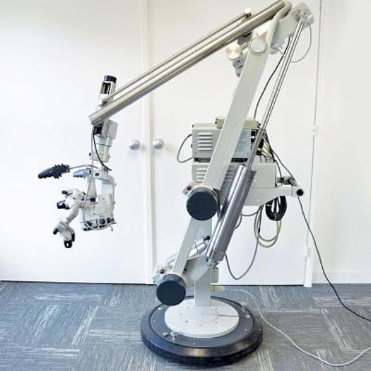 Used ZEISS NAG NC31 NEUROSURGERY MICROSCOPE WITH DOUBLE BINOCULARS