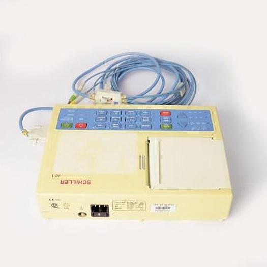 SCHILLER AT1 3-CHANNEL ECG WITH PATIENT CABLE