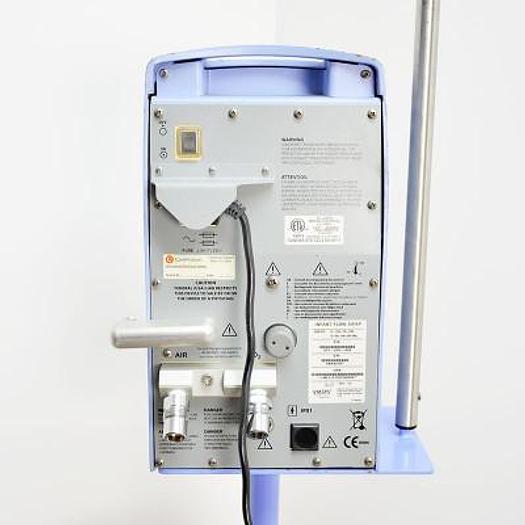 Used VIASYS INFANT FLOW SIPAP ASSISTE BABY VENTILATOR ON STAND