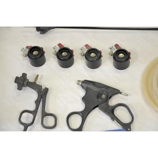 Used SET OF TROCARDS AND TROCAR SHEATHS AND 2 INSERTS