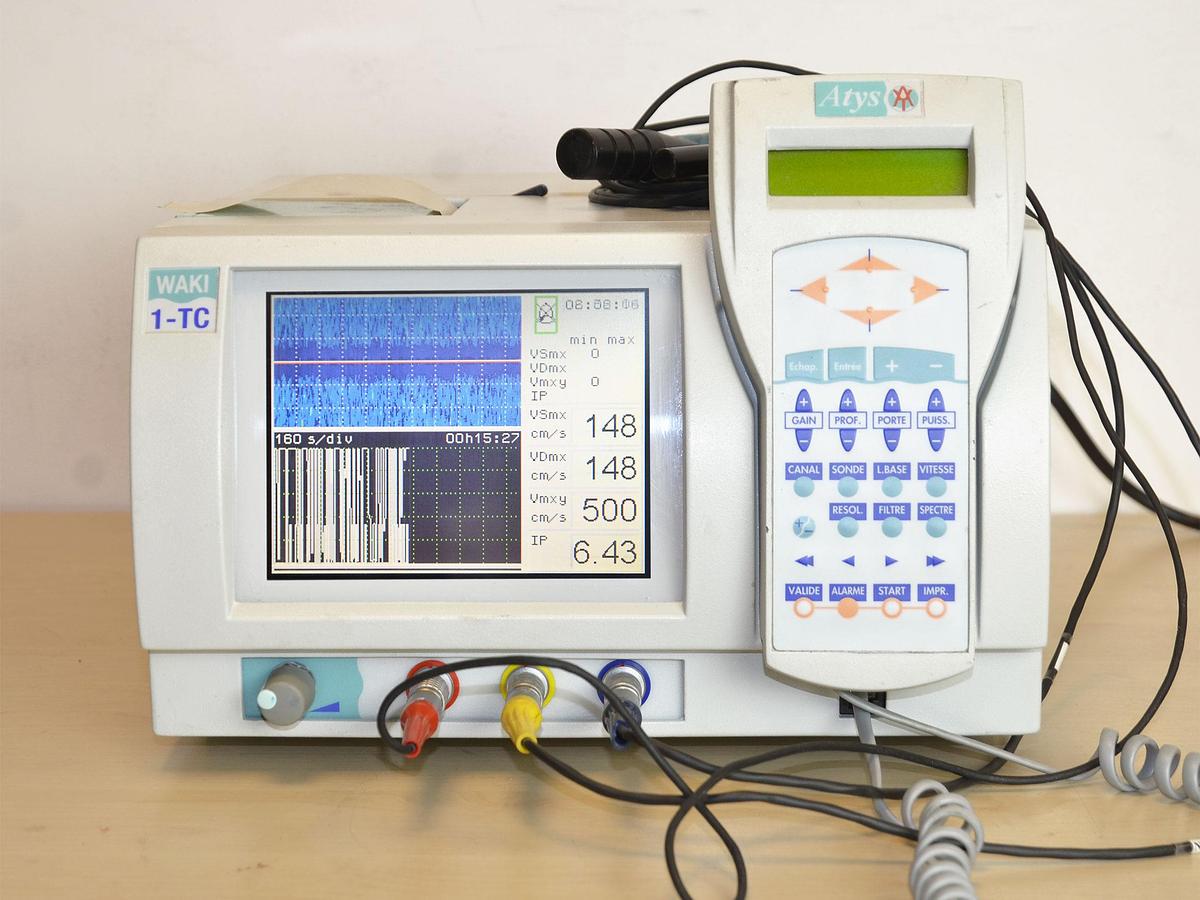 D'occasion ATYS MEDICAL WAKI 1 TC TRANSCRANIAL VASCULAR DOPPLER SYSTEM