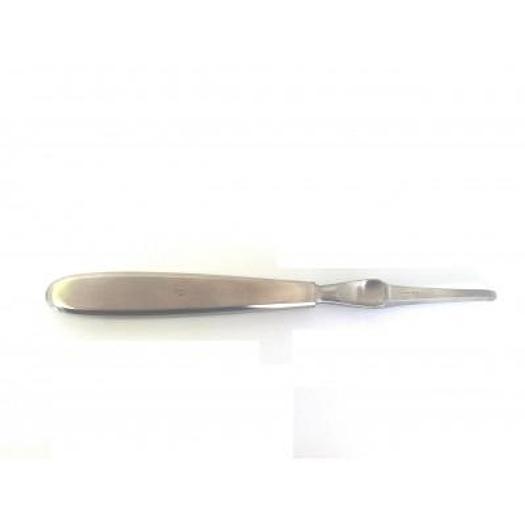 AUBIGNE BONE RASPATORY CURVED 19CM (RUGINE DE MERLE AUBIGNE COURBE 19CM)