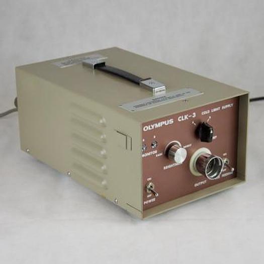Used OLYMPUS HALOGEN CLK-3E COLD LIGHT SOURCE FOR OLYMPUS GASTRO/COLOSCOPE