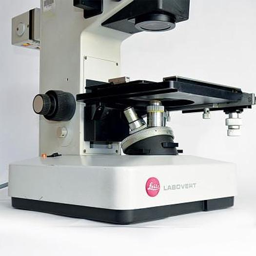 Used LEITZ INVERTED MICROSCOPE - TYPE 090-122.012