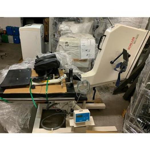Used SCHILLER CARDIOVIT ECG STRESS TEST WITH ERG 900EL AND ACCESSORIES