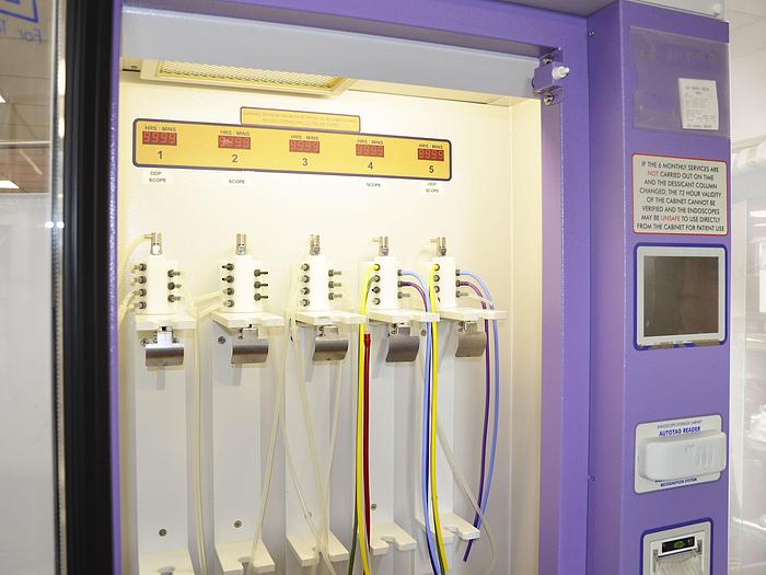 Used STORAGE CABINET FOR LABCAIRE SYSTEMS ENDOSCOPES