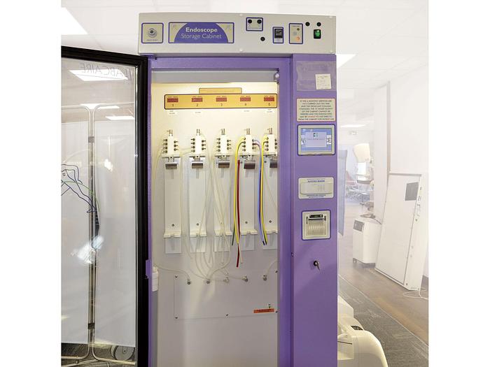 Used STORAGE CABINET FOR LABCAIRE SYSTEMS ENDOSCOPES