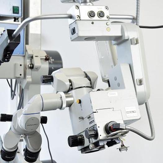 Used ZEISS NAG NC31 NEUROSURGERY MICROSCOPE WITH DOUBLE BINOCULARS