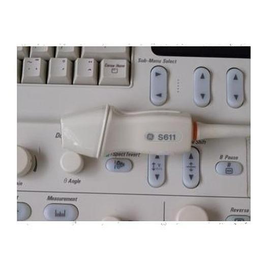 Used GE LOGIQ 500 PRO COLOR DOPPLER ULTRASOUND SCANNER WITH 4 PROBES