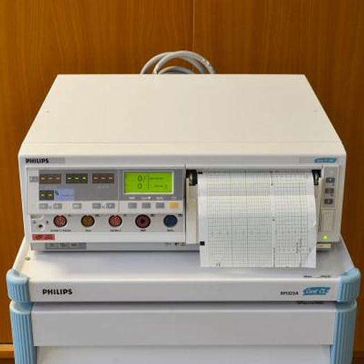 Used PHILIPS 50 WMO TOCOCARDIOGRAPH ON CART