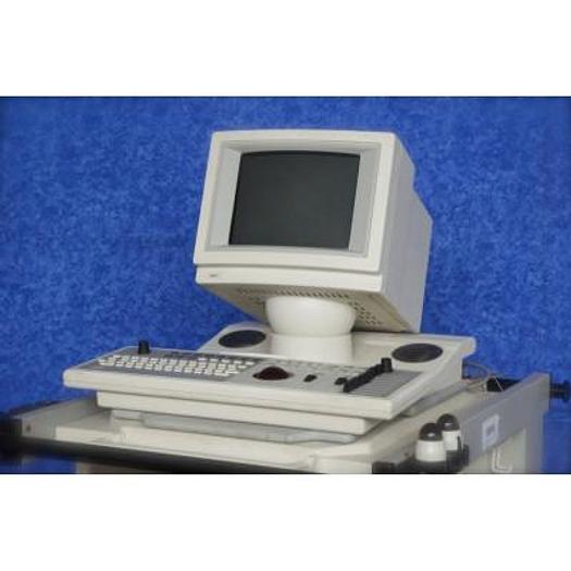 Used ECHOGRAPHEATL APOGÉE 800 WITH CARDIAC PROBE, CONVEX ABDOMINAL PROBE AND SUPERFICIAL LINEAR PROBE